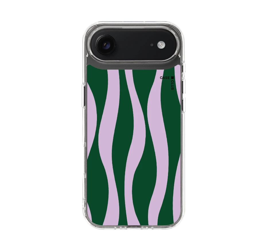 purple & green wavy pattern