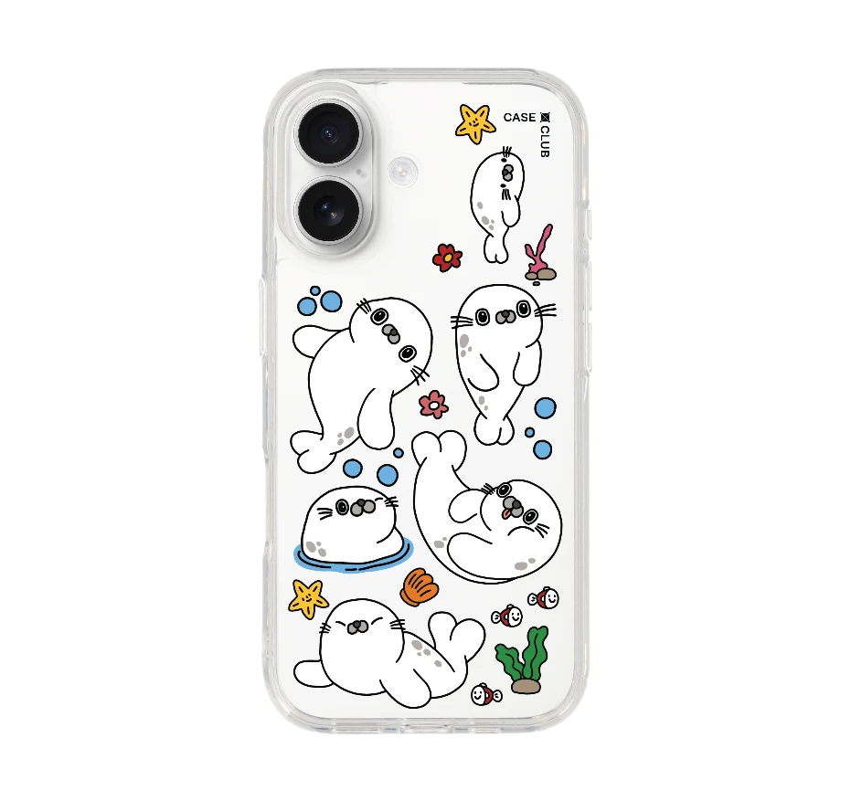 แมวน้ำจอมซน สติกเกอร์ใต้ทะเล