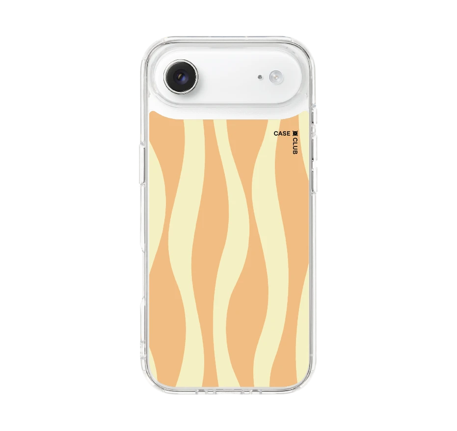 yellow & orange wavy pattern