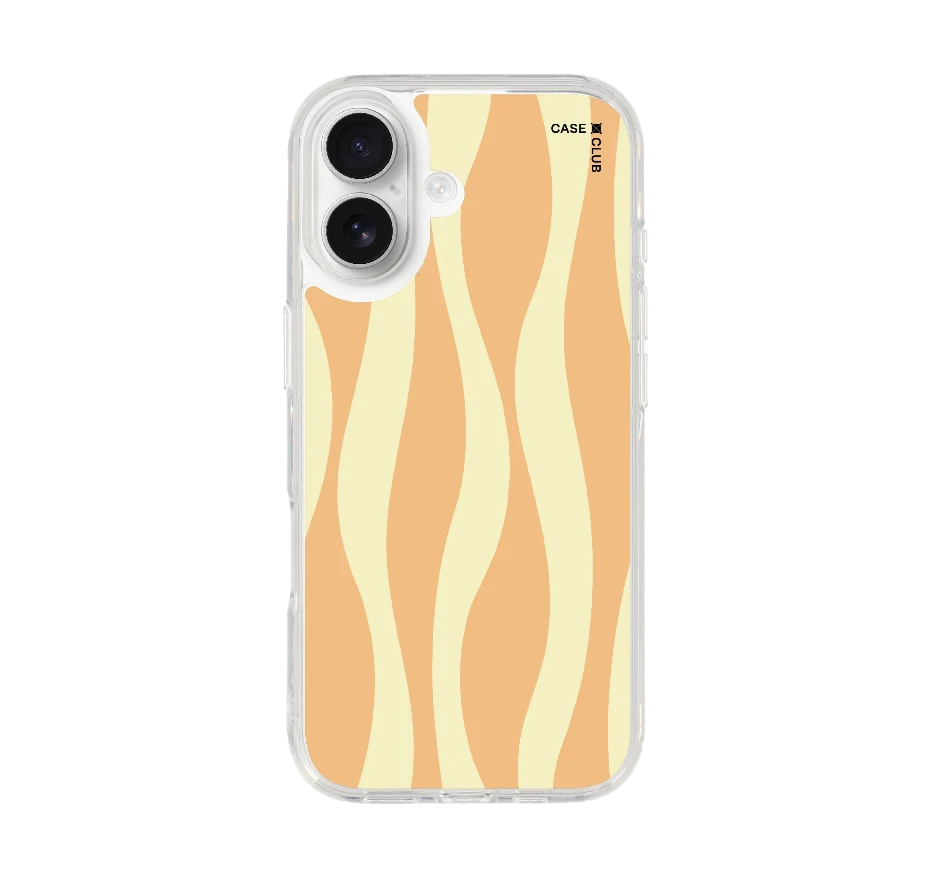 yellow & orange wavy pattern