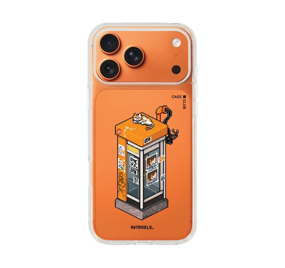 ตู้โทรศัพท์ retro pixel