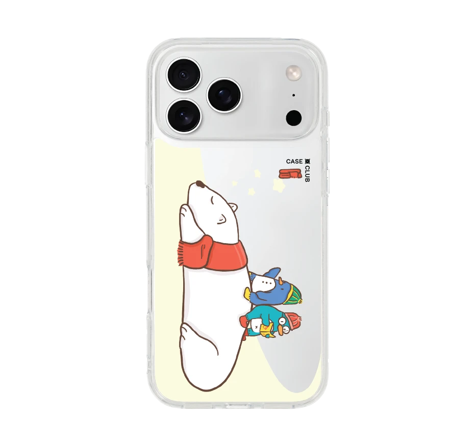 polar bear & duo penguin