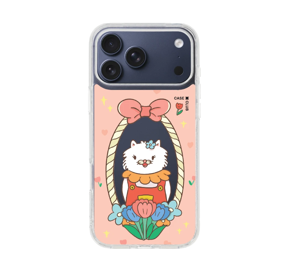 แมวเปอร์เซียกรอบริบบิ้นสดใส