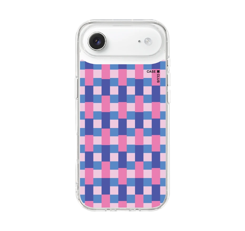 blue & pink multi color tile