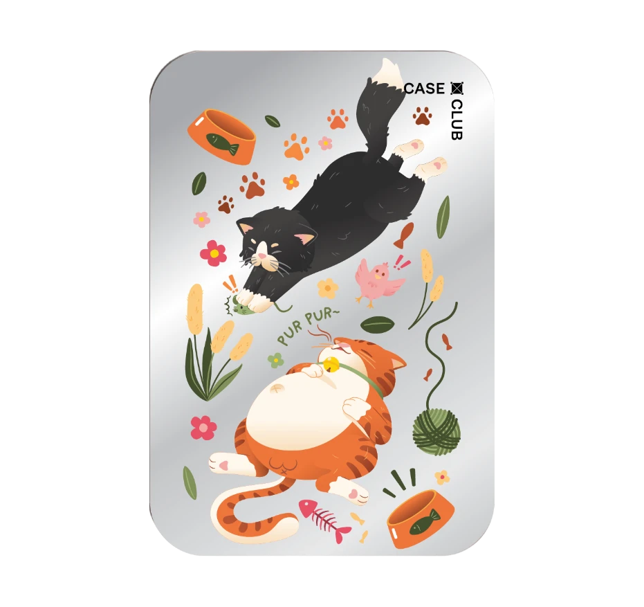 orange & black cat pattern
