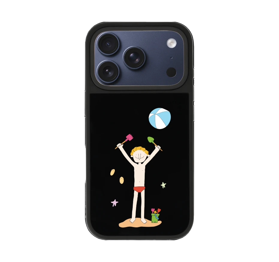 ความสุขเล็กๆ ของเด็กน้อยที่ริมหาด