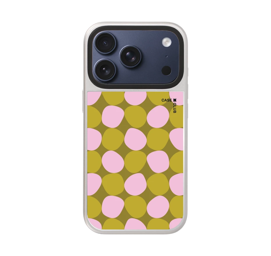 light green stack polka dots