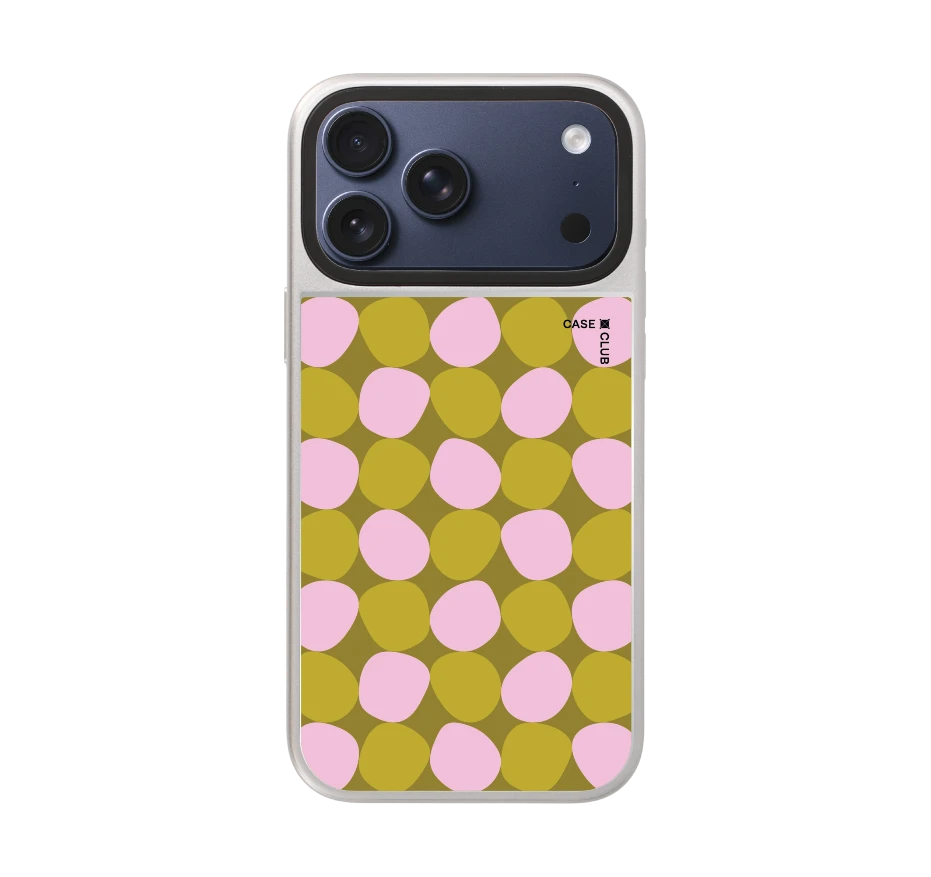 light green stack polka dots