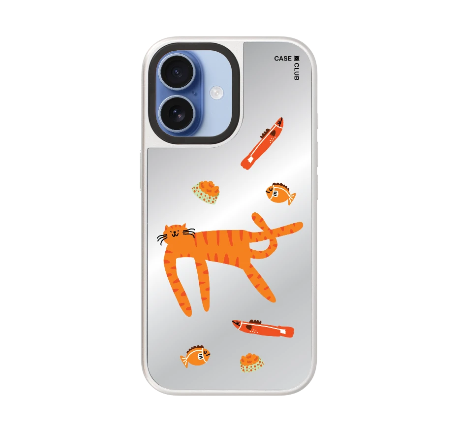 orange cat pattern