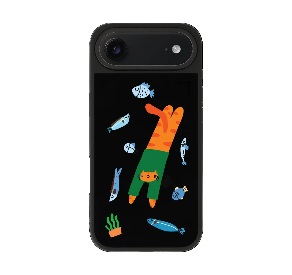 แมวส้มกับปลาเพื่อนรัก