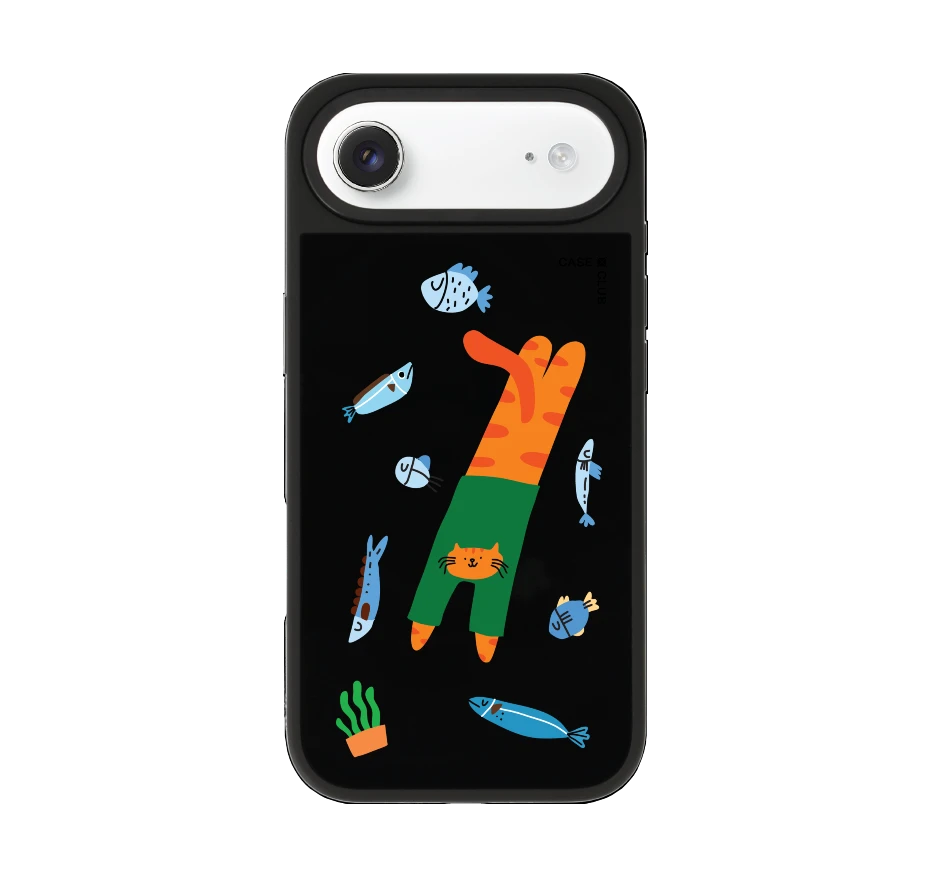 แมวส้มกับปลาเพื่อนรัก