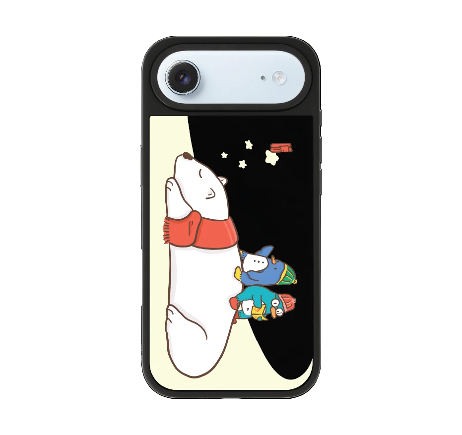 polar bear & duo penguin