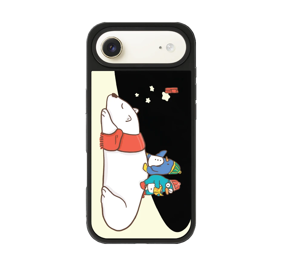 polar bear & duo penguin