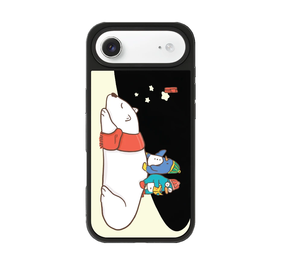 polar bear & duo penguin