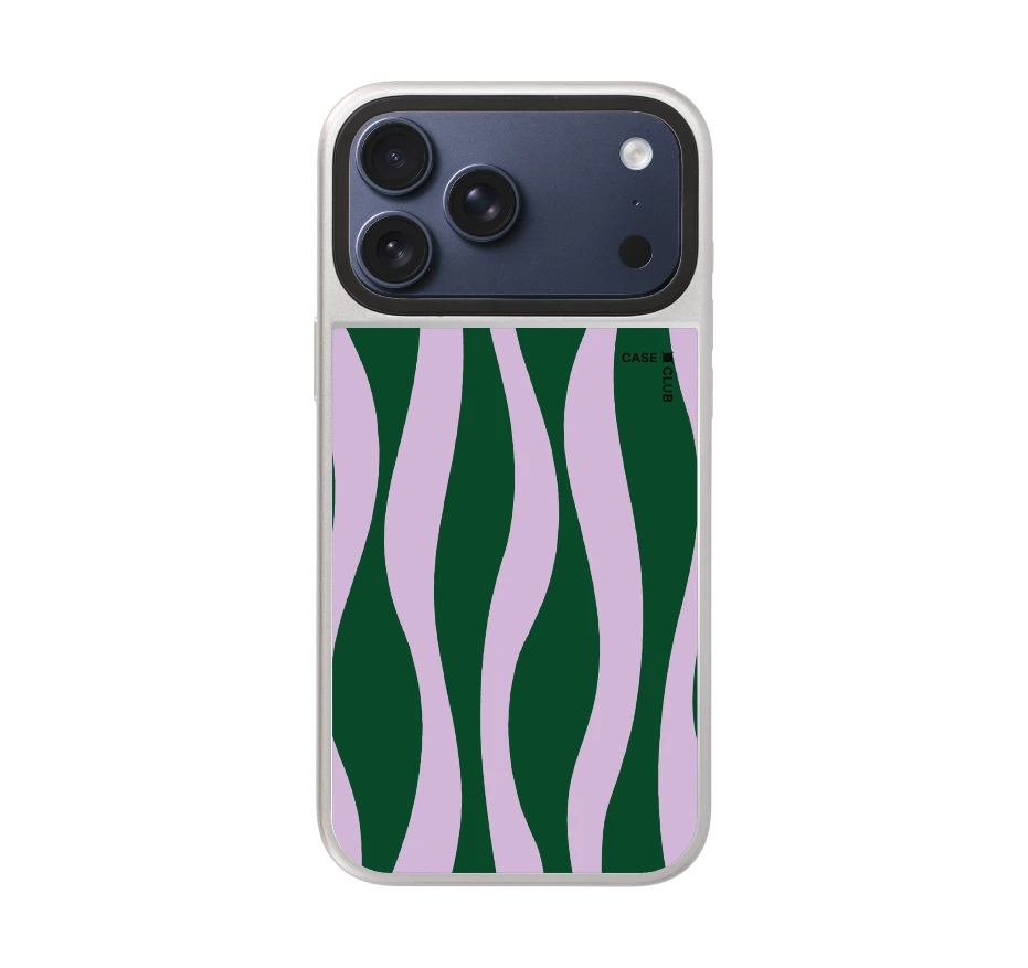 purple & green wavy pattern