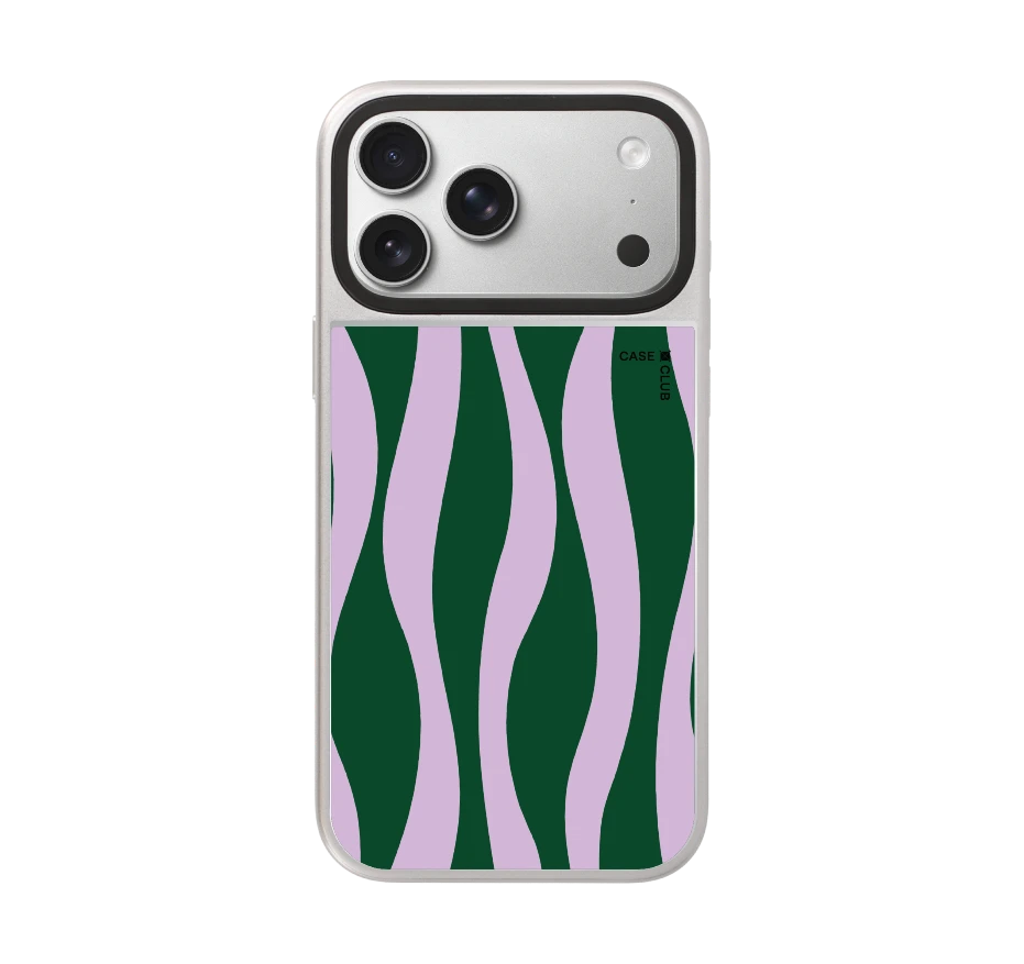 purple & green wavy pattern