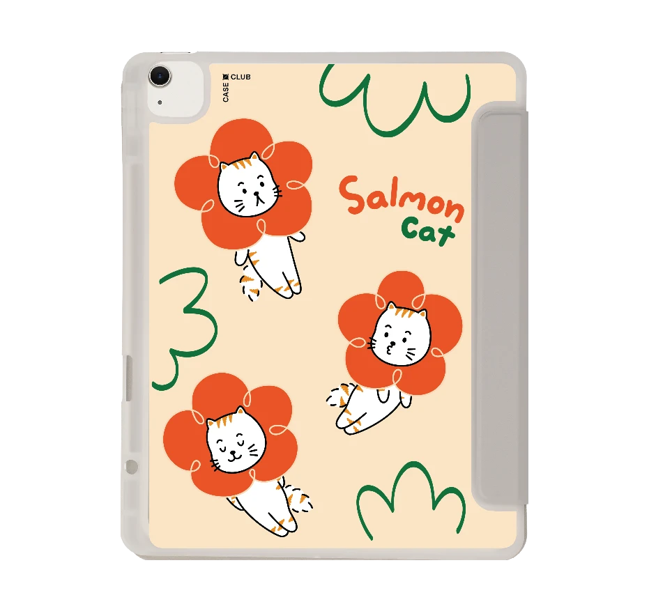 salmon cat flower