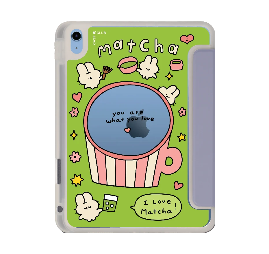 fluffy bunny matcha