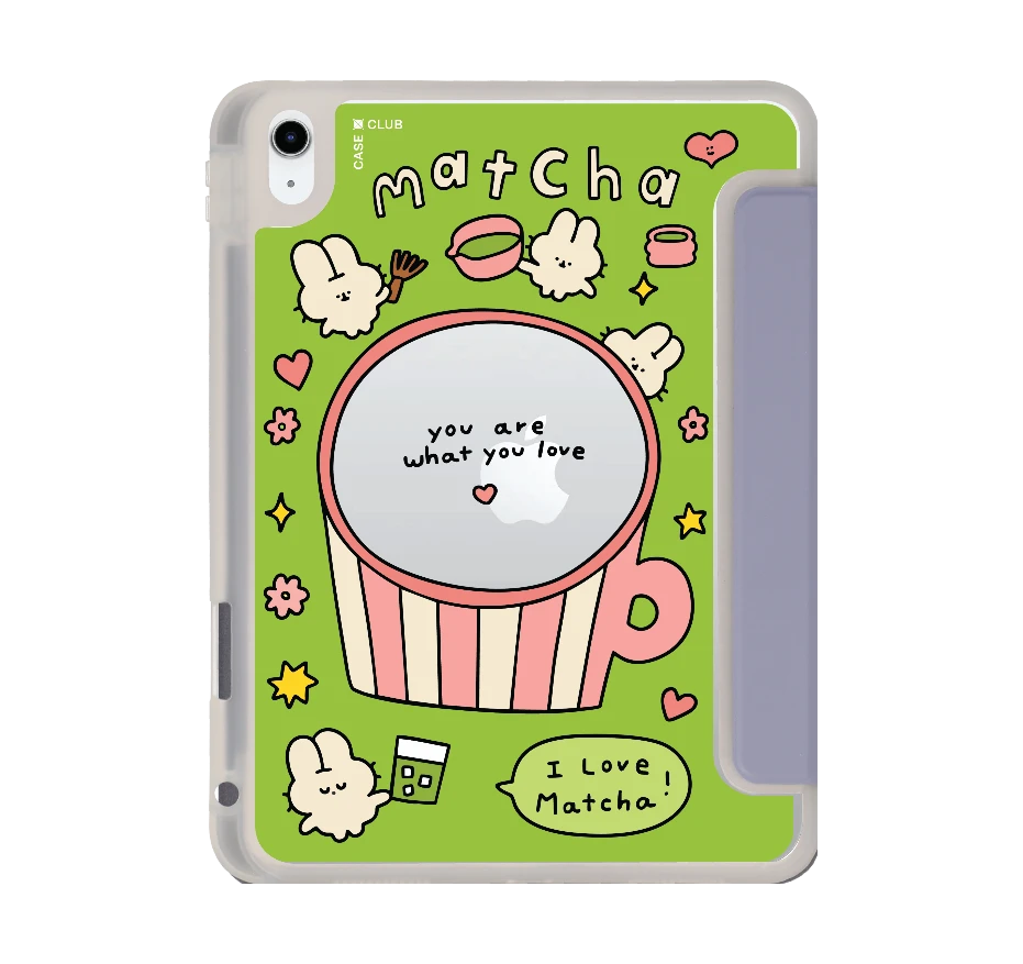fluffy bunny matcha