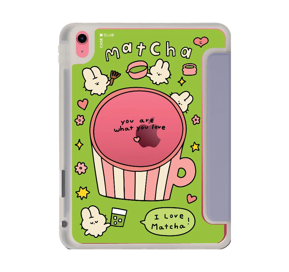 fluffy bunny matcha
