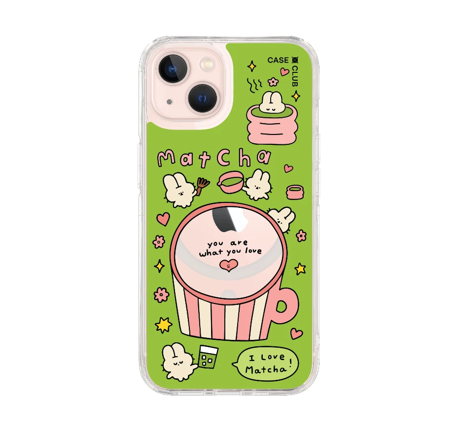 fluffy bunny matcha
