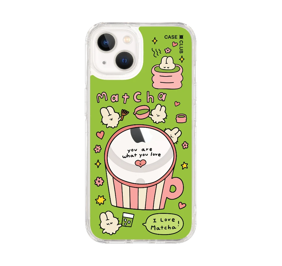 fluffy bunny matcha