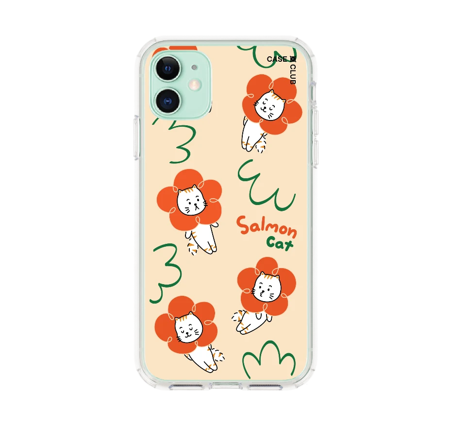salmon cat flower