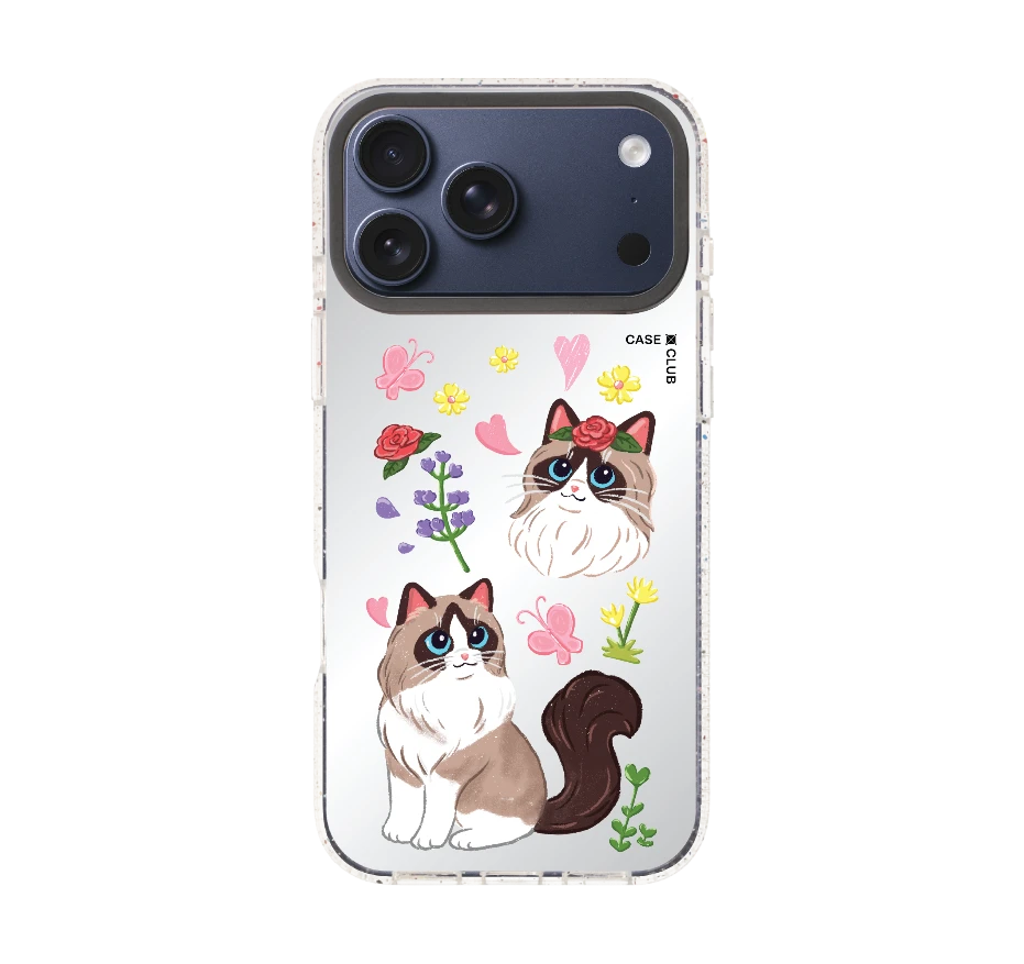 แร็กดอลล์กับดอกไม้แสนสวย