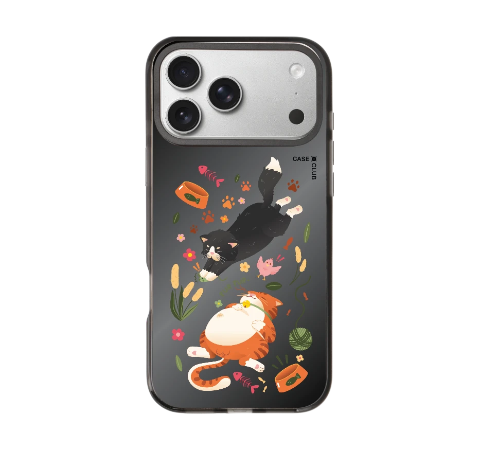 เหมียวตัวกลมกับเพื่อนซี้แมวดำ