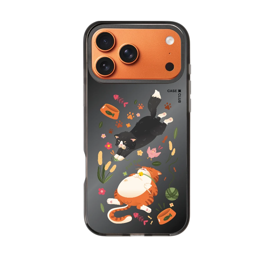 เหมียวตัวกลมกับเพื่อนซี้แมวดำ