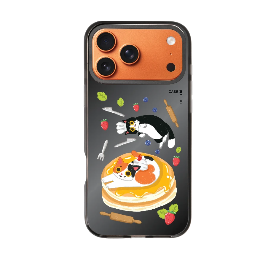 มันช์กิ้นกับแพนเค้กของเขา