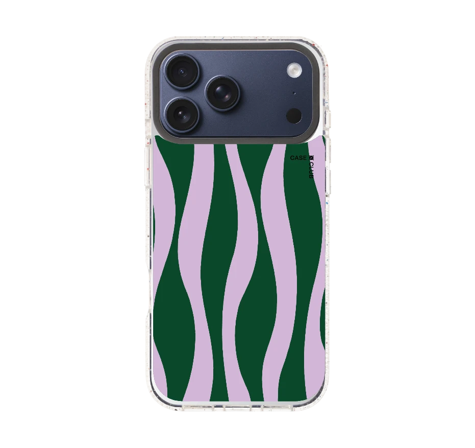 purple & green wavy pattern