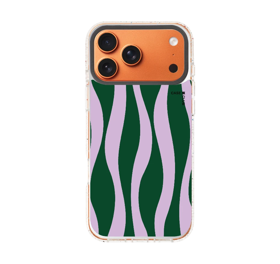 purple & green wavy pattern