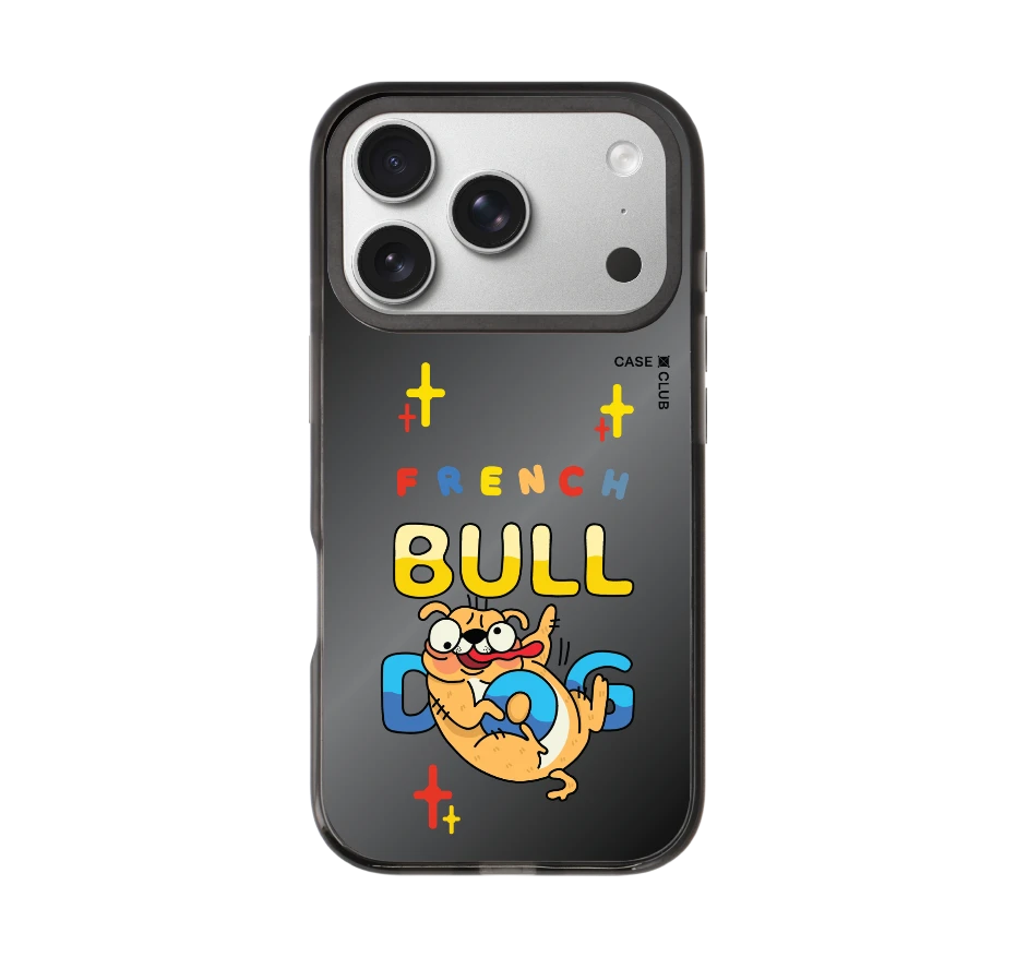 silly french bull dog