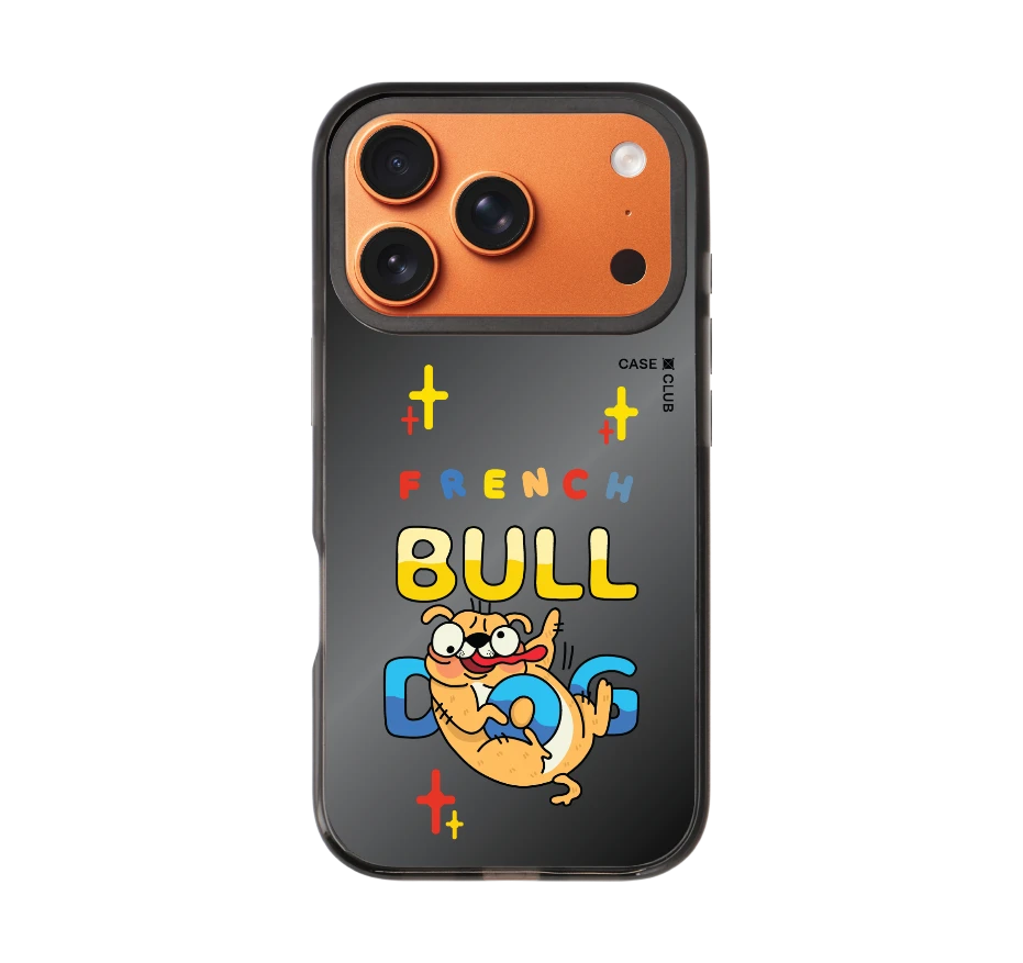 silly french bull dog