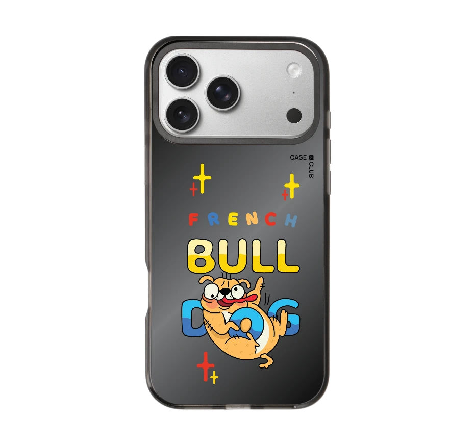 silly french bull dog