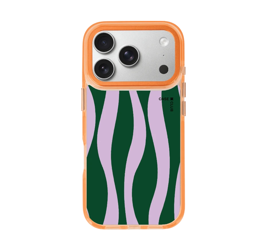 purple & green wavy pattern