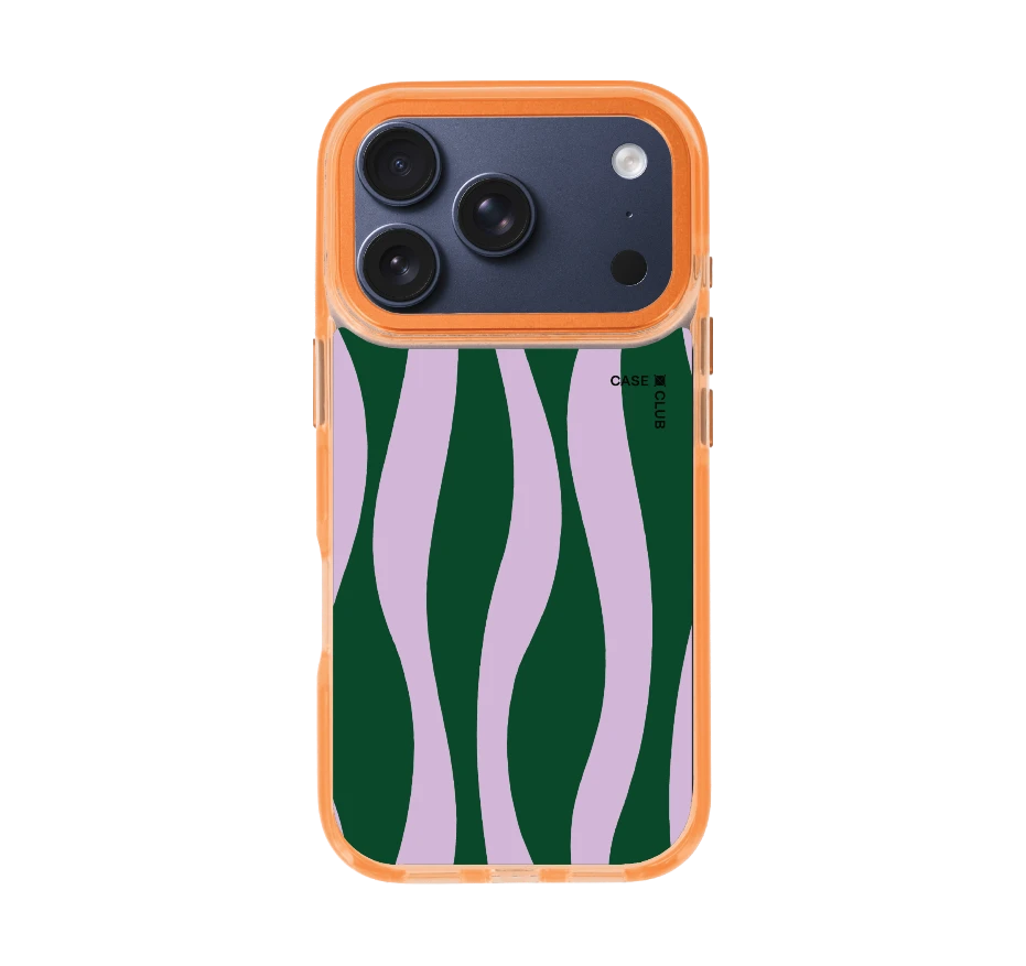 purple & green wavy pattern