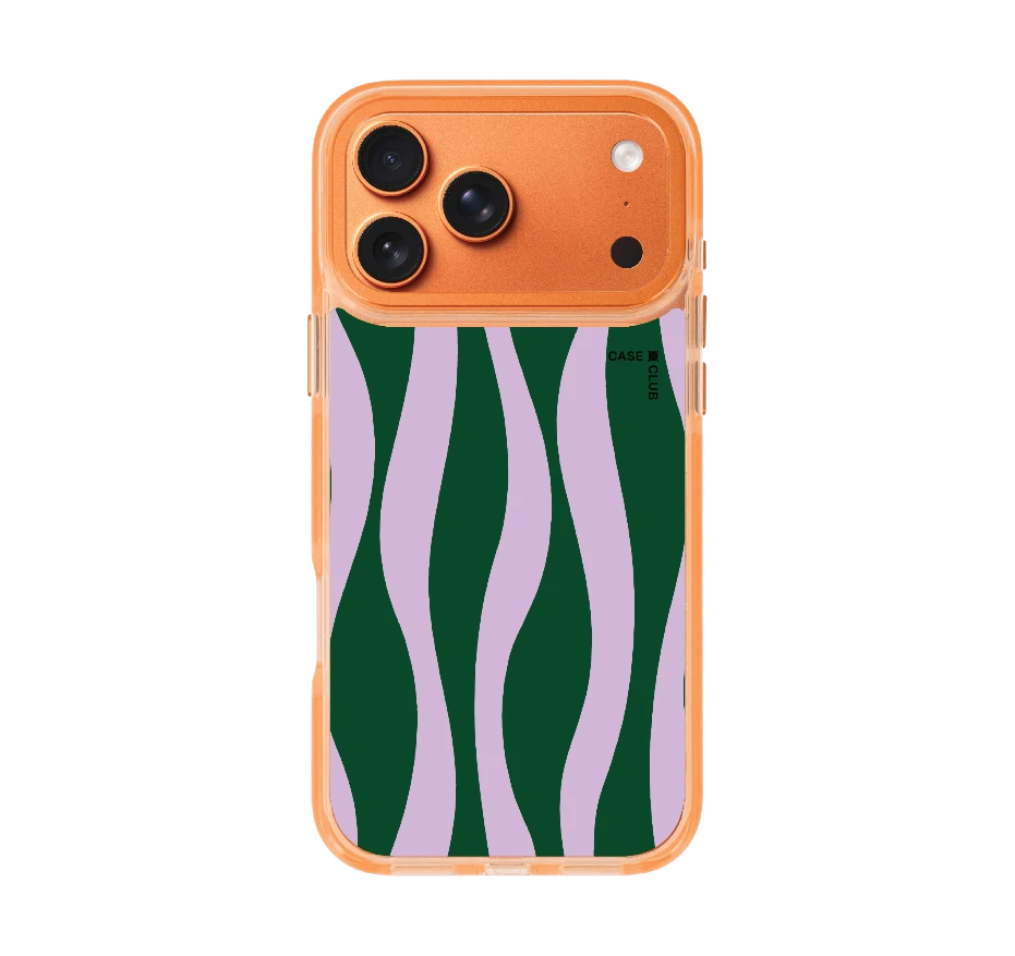 purple & green wavy pattern