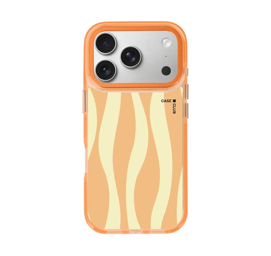 yellow & orange wavy pattern