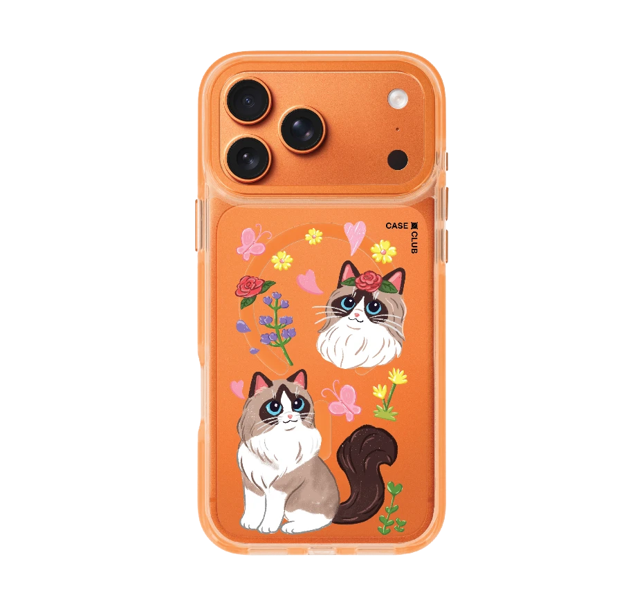 แร็กดอลล์กับดอกไม้แสนสวย