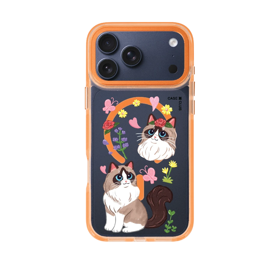 แร็กดอลล์กับดอกไม้แสนสวย