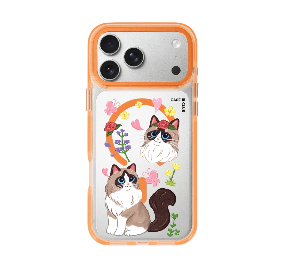 แร็กดอลล์กับดอกไม้แสนสวย