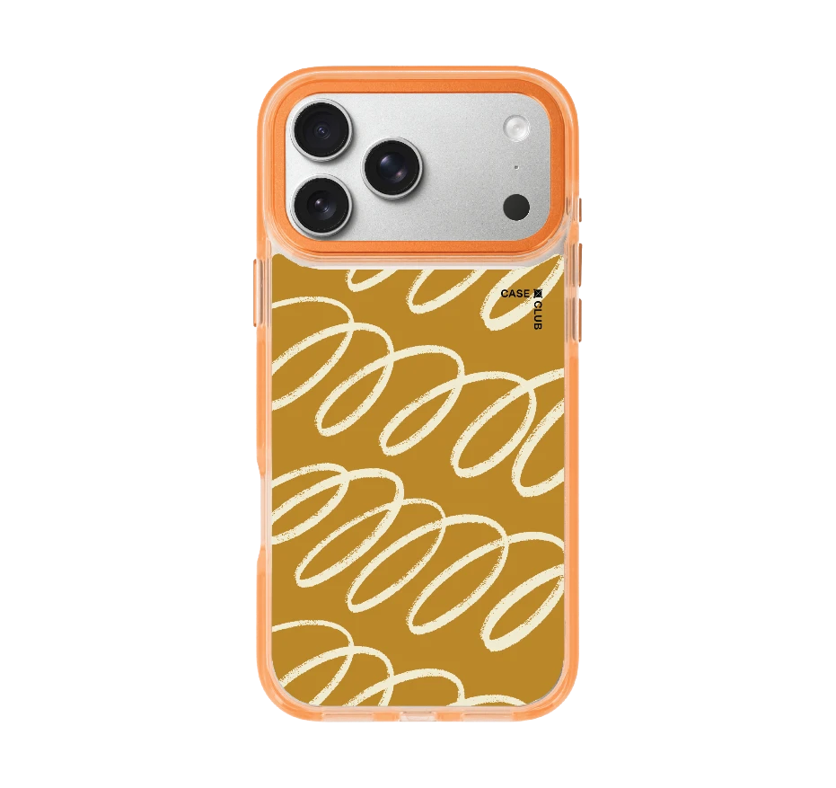 brown & white curvy pattern