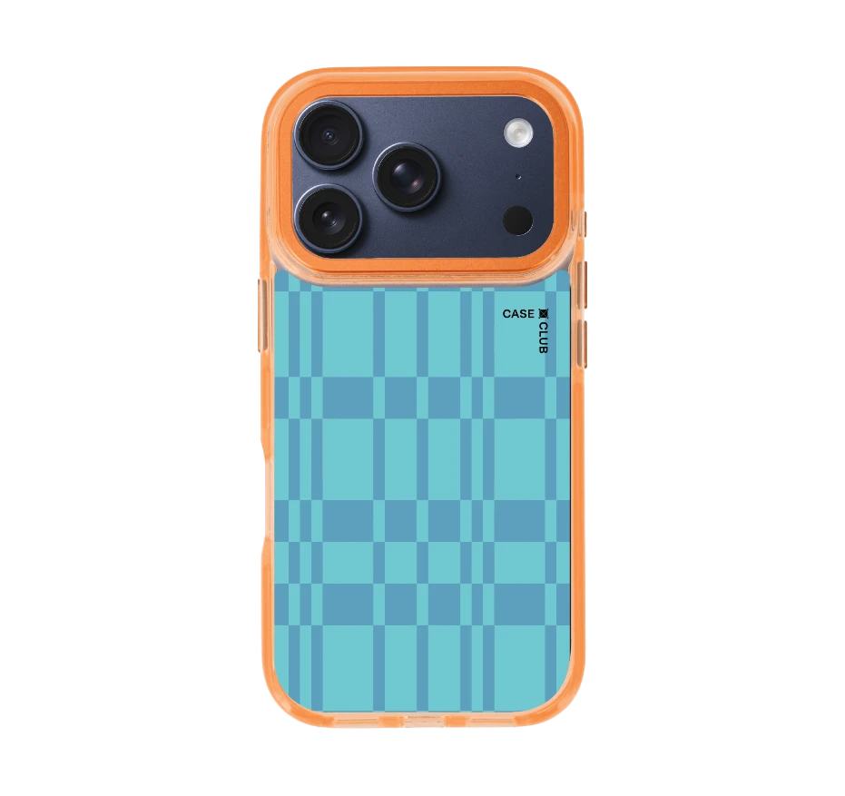 asymmetric blue grid