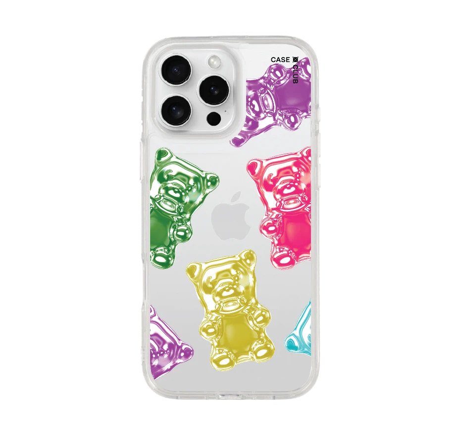 เยลลีหมีหลากสีเมทัลลิก