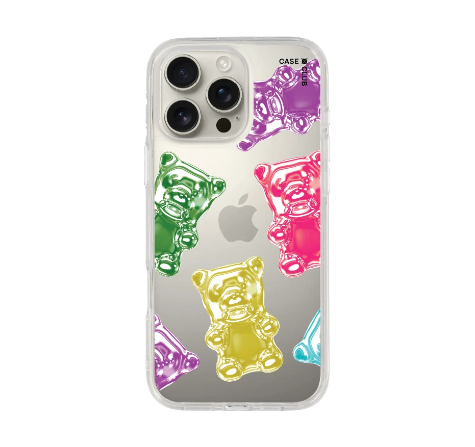 เยลลีหมีหลากสีเมทัลลิก