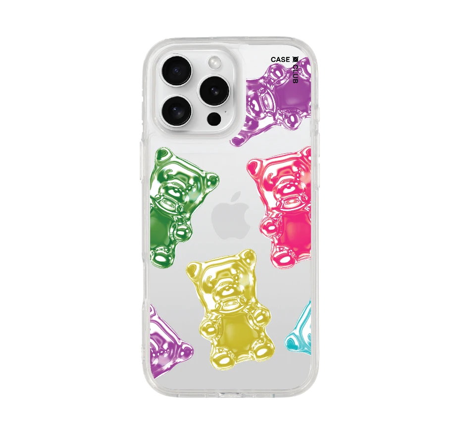 เยลลีหมีหลากสีเมทัลลิก