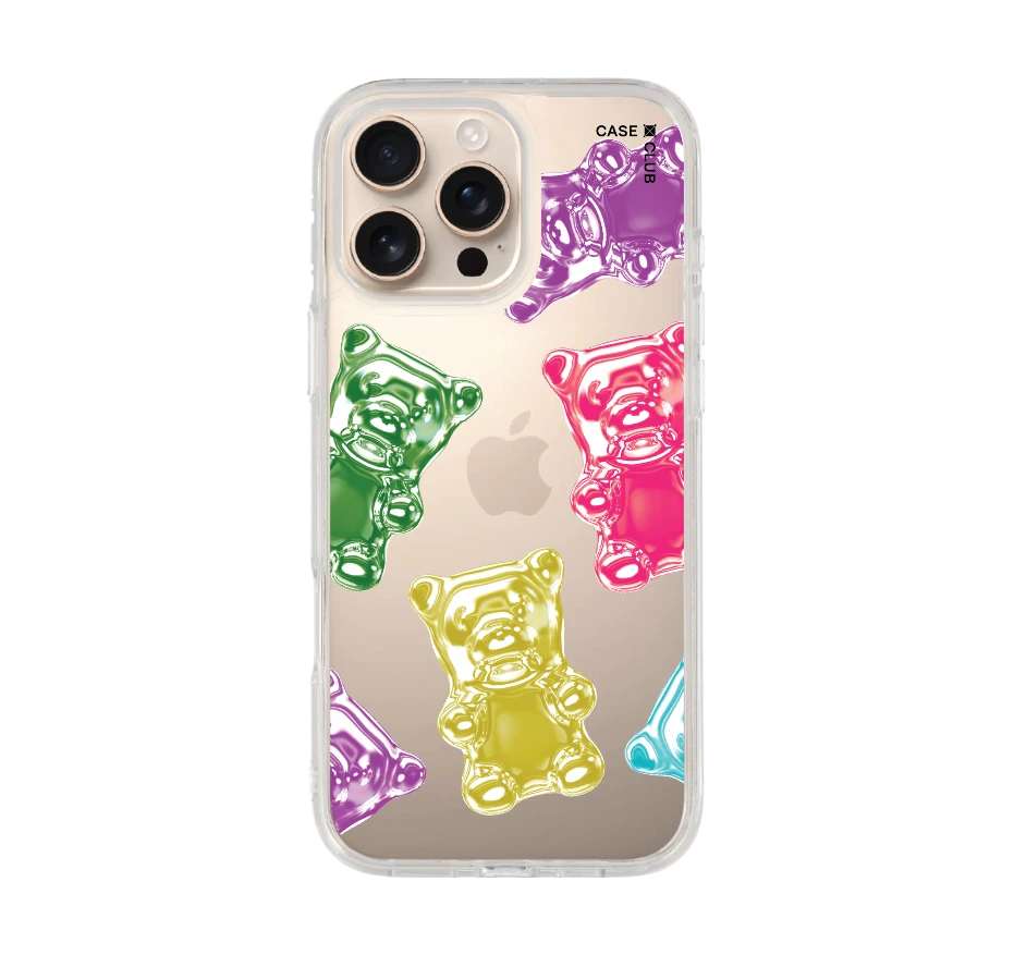 เยลลีหมีหลากสีเมทัลลิก