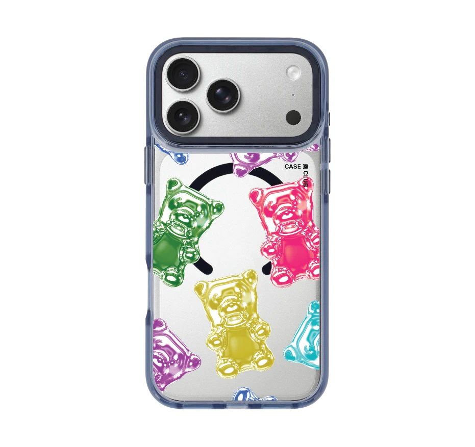 เยลลีหมีหลากสีเมทัลลิก